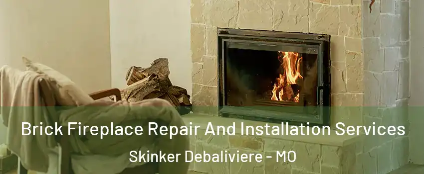Brick Fireplace Repair And Installation Services Skinker Debaliviere - MO