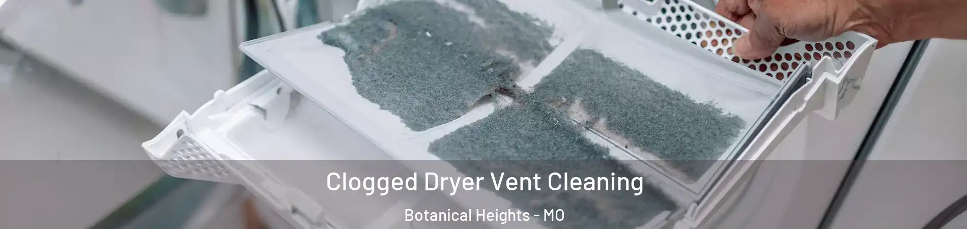Clogged Dryer Vent Cleaning Botanical Heights - MO