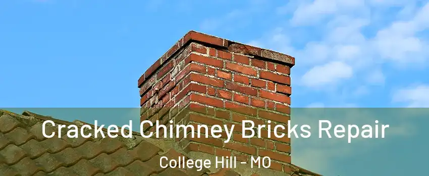 Cracked Chimney Bricks Repair College Hill - MO