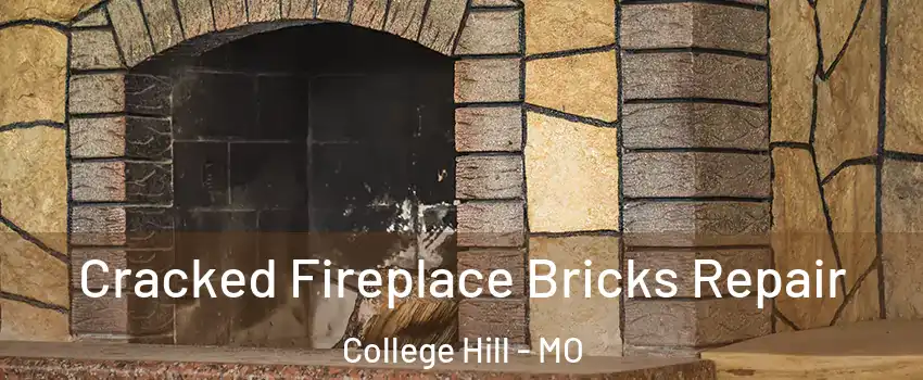 Cracked Fireplace Bricks Repair College Hill - MO