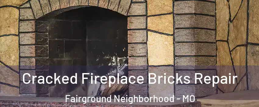 Cracked Fireplace Bricks Repair Fairground Neighborhood - MO