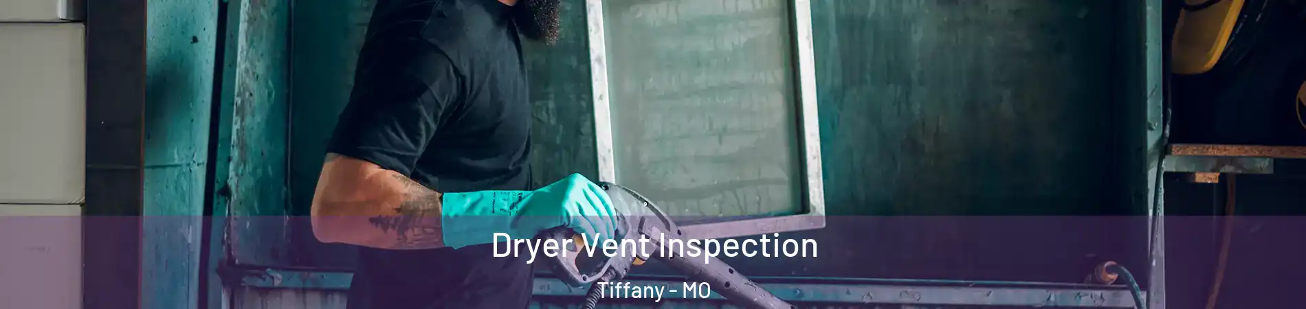 Dryer Vent Inspection Tiffany - MO