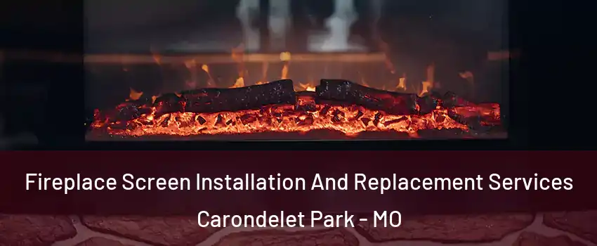 Fireplace Screen Installation And Replacement Services Carondelet Park - MO