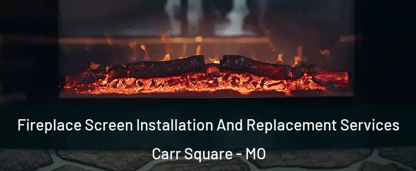 Fireplace Screen Installation And Replacement Services Carr Square - MO