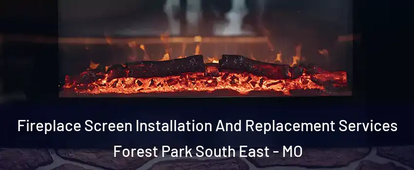 Fireplace Screen Installation And Replacement Services Forest Park South East - MO