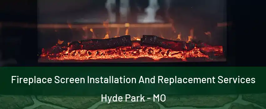 Fireplace Screen Installation And Replacement Services Hyde Park - MO