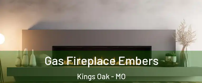 Gas Fireplace Embers Kings Oak - MO