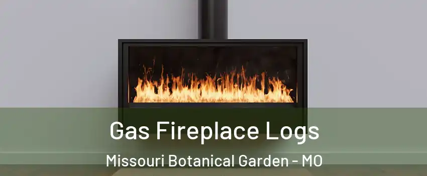Gas Fireplace Logs Missouri Botanical Garden - MO