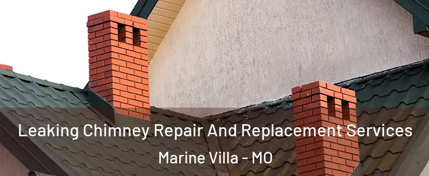 Leaking Chimney Repair And Replacement Services Marine Villa - MO