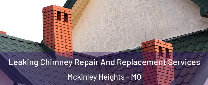 Leaking Chimney Repair And Replacement Services Mckinley Heights - MO