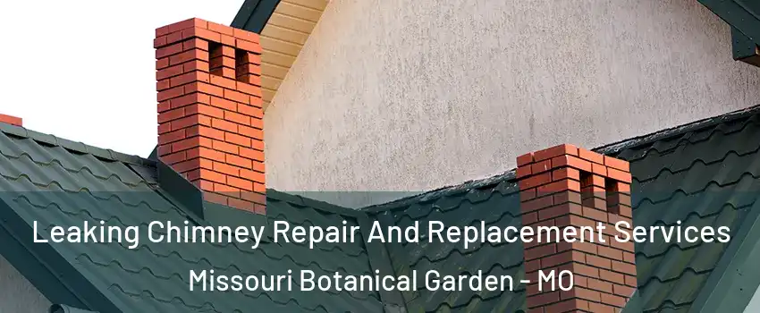 Leaking Chimney Repair And Replacement Services Missouri Botanical Garden - MO