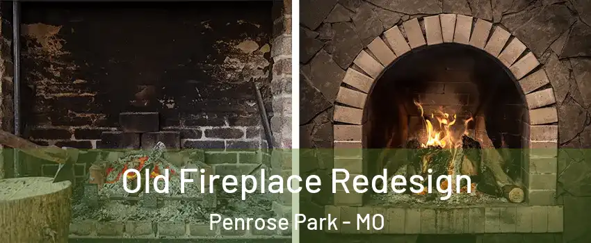 Old Fireplace Redesign Penrose Park - MO