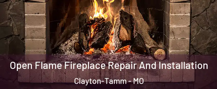 Open Flame Fireplace Repair And Installation Clayton-Tamm - MO