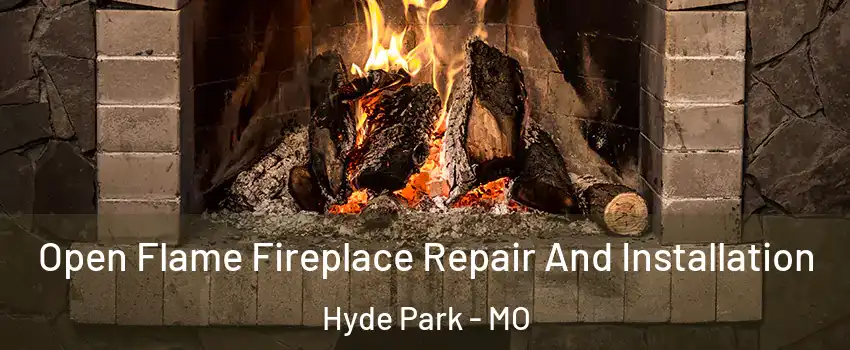 Open Flame Fireplace Repair And Installation Hyde Park - MO