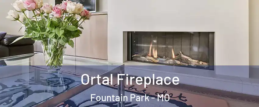 Ortal Fireplace Fountain Park - MO