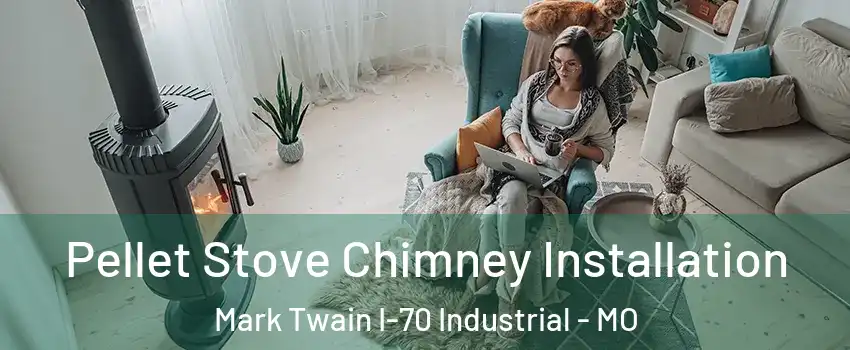 Pellet Stove Chimney Installation Mark Twain I-70 Industrial - MO
