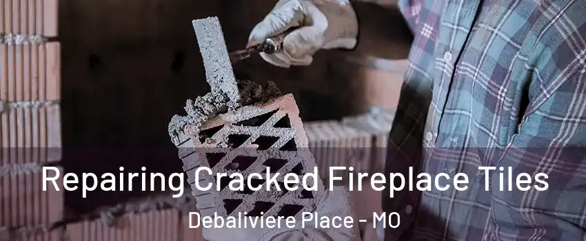 Repairing Cracked Fireplace Tiles Debaliviere Place - MO