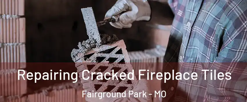 Repairing Cracked Fireplace Tiles Fairground Park - MO