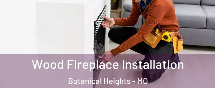 Wood Fireplace Installation Botanical Heights - MO