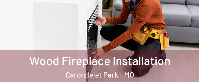 Wood Fireplace Installation Carondelet Park - MO